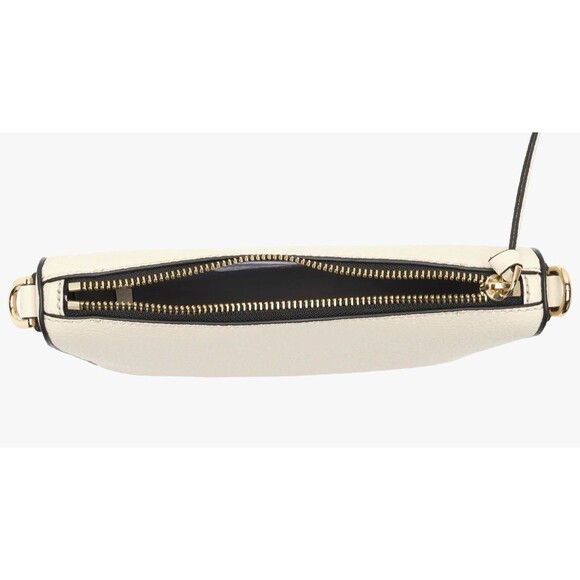 New Marc Jacobs Drifter Swing Pack Crossbody Leather Bag Marshmallow - Picture 5 of 6